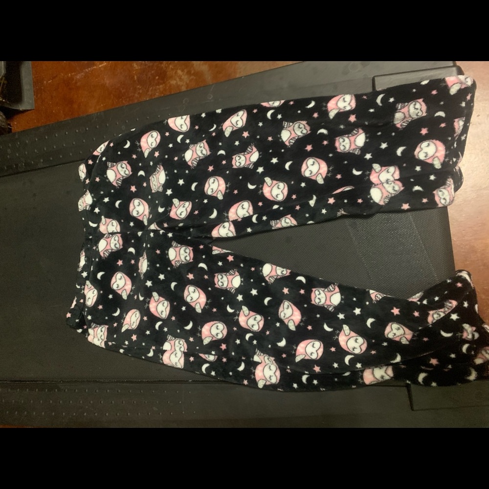 owl pajama pants, fit a little smaller like a medium/large